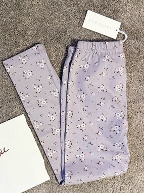 Jamie Kay NWT 5y Lulu Bloom Lavender Floral Print Leggings